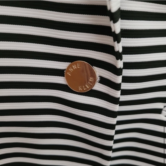 EUC Anne Klein Striped Blazer S - Picture 4 of 5